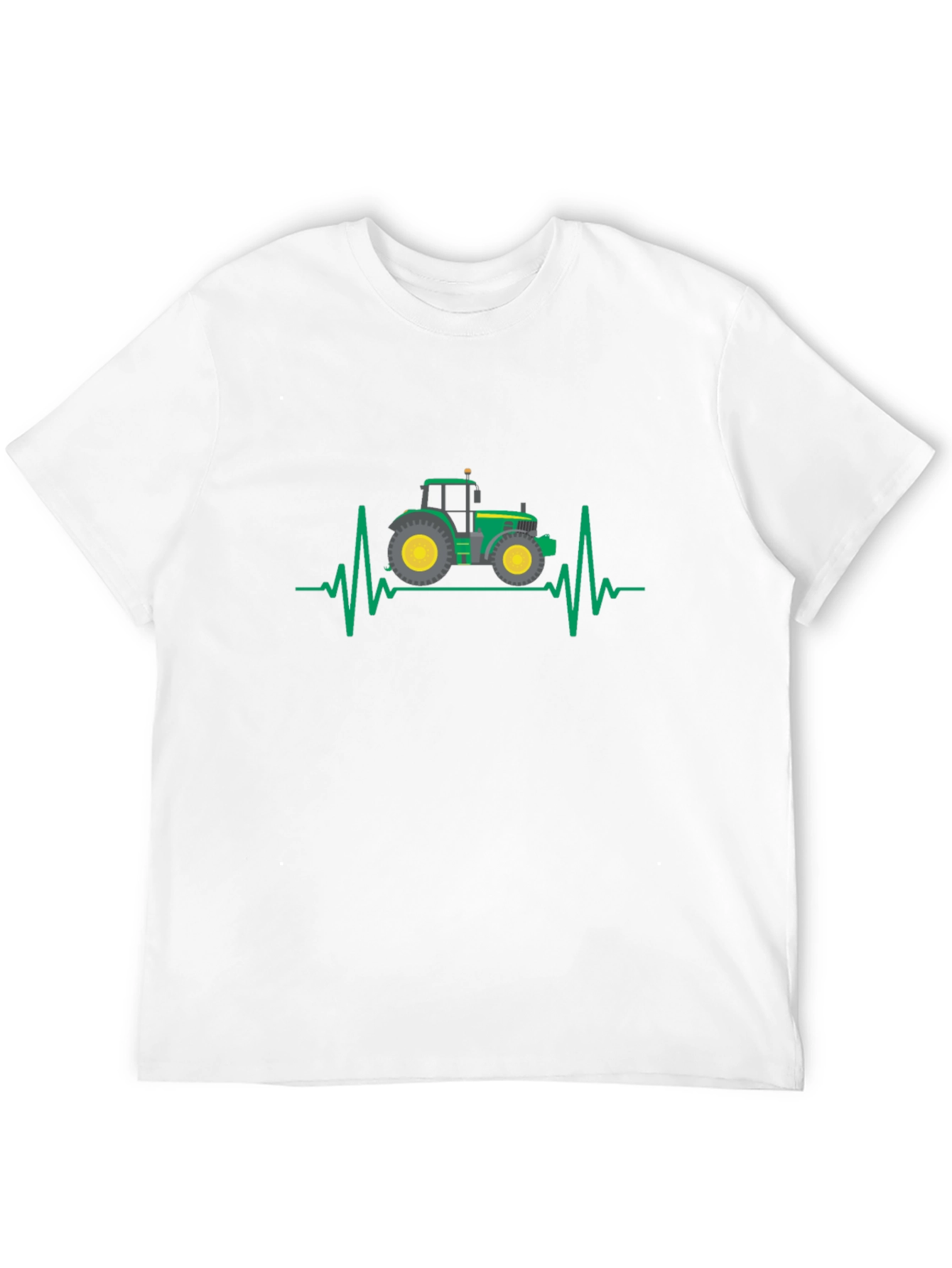 Tractor Heartbeat Graphic T-Shirt