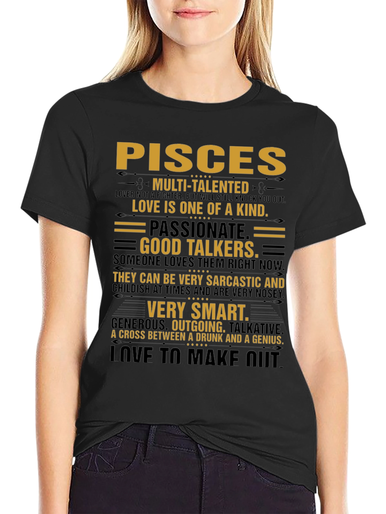 Pisces Zodiac Sign T-Shirt - Multi-Talented Tee