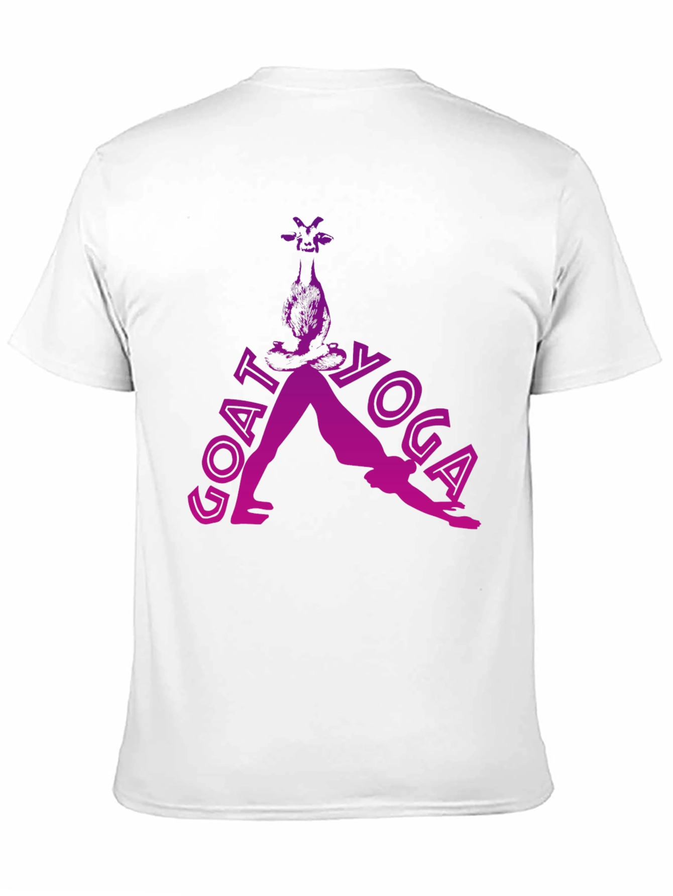 Goat Yoga Black T-Shirt - Funny Animal Lover Tee