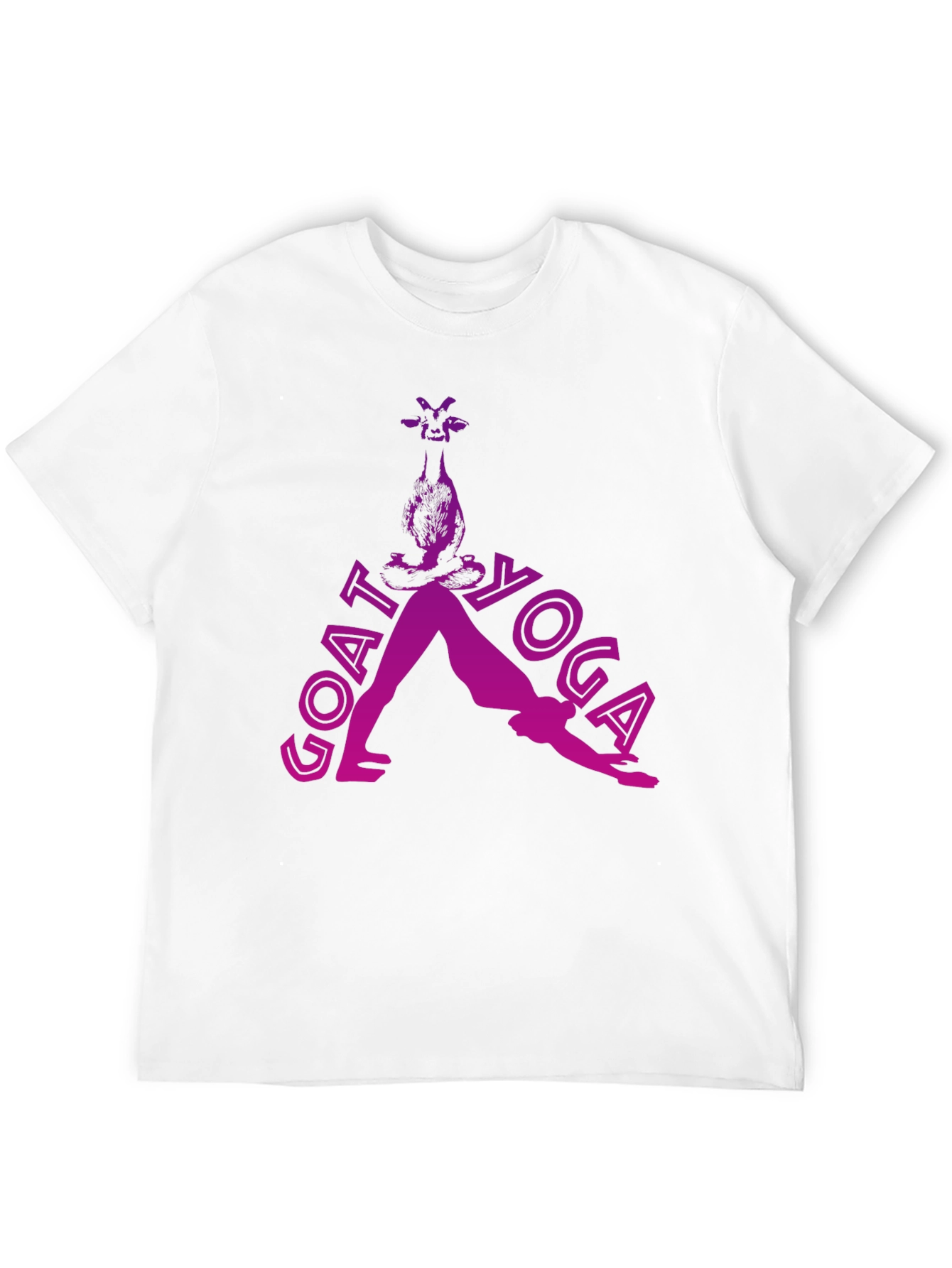 Goat Yoga Black T-Shirt - Funny Animal Lover Tee