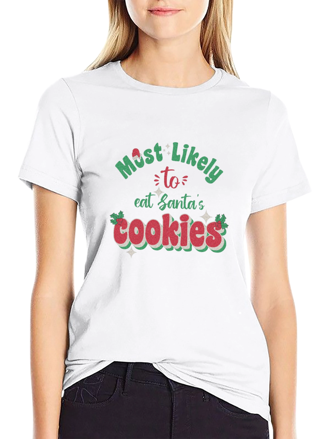 Most Likely To Eat Santas Cookies T-Shirt
