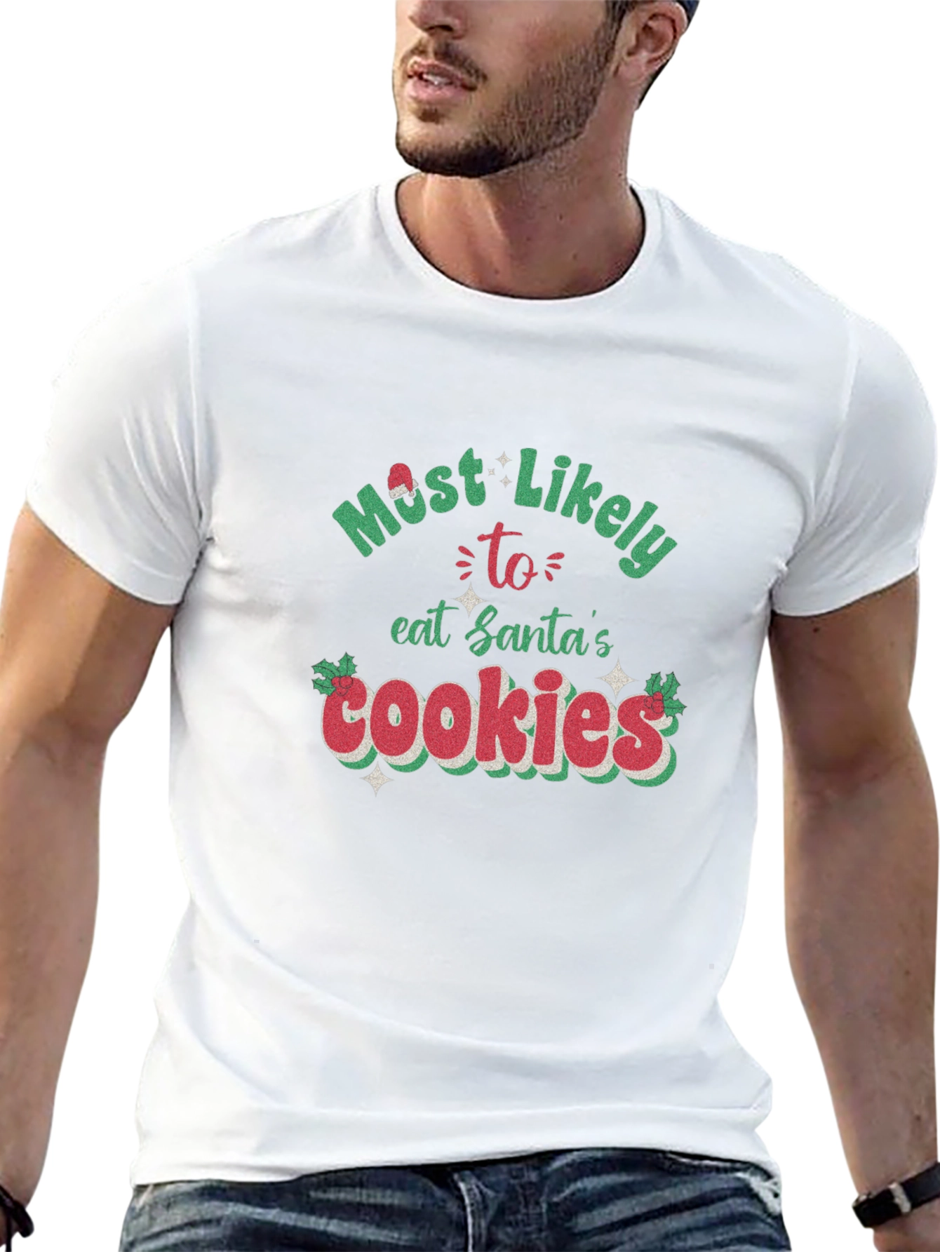 Most Likely To Eat Santas Cookies T-Shirt