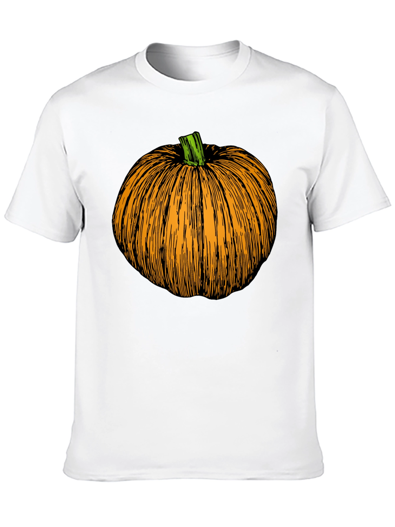 Pumpkin Graphic Black T-Shirt