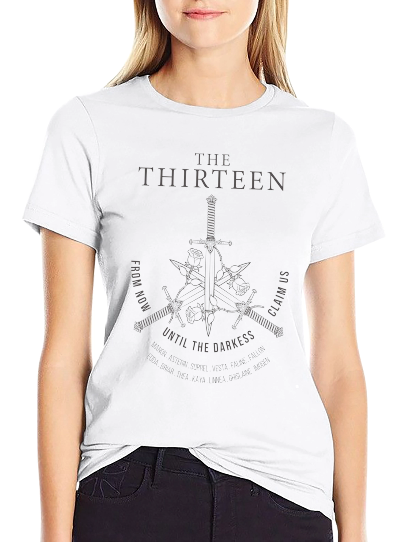The Thirteen Graphic Print Black T-Shirt