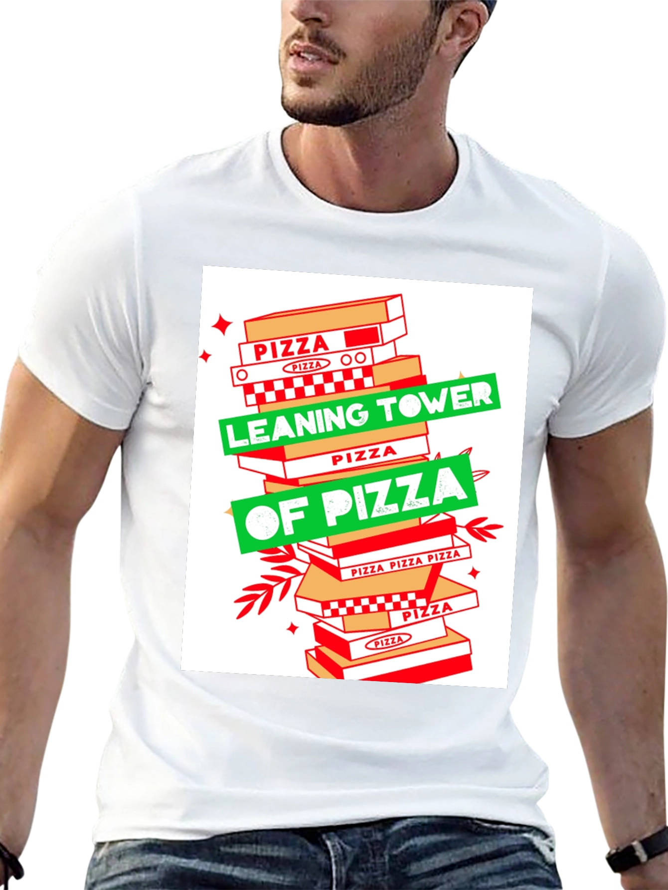 Leaning Tower of Pizza T-Shirt