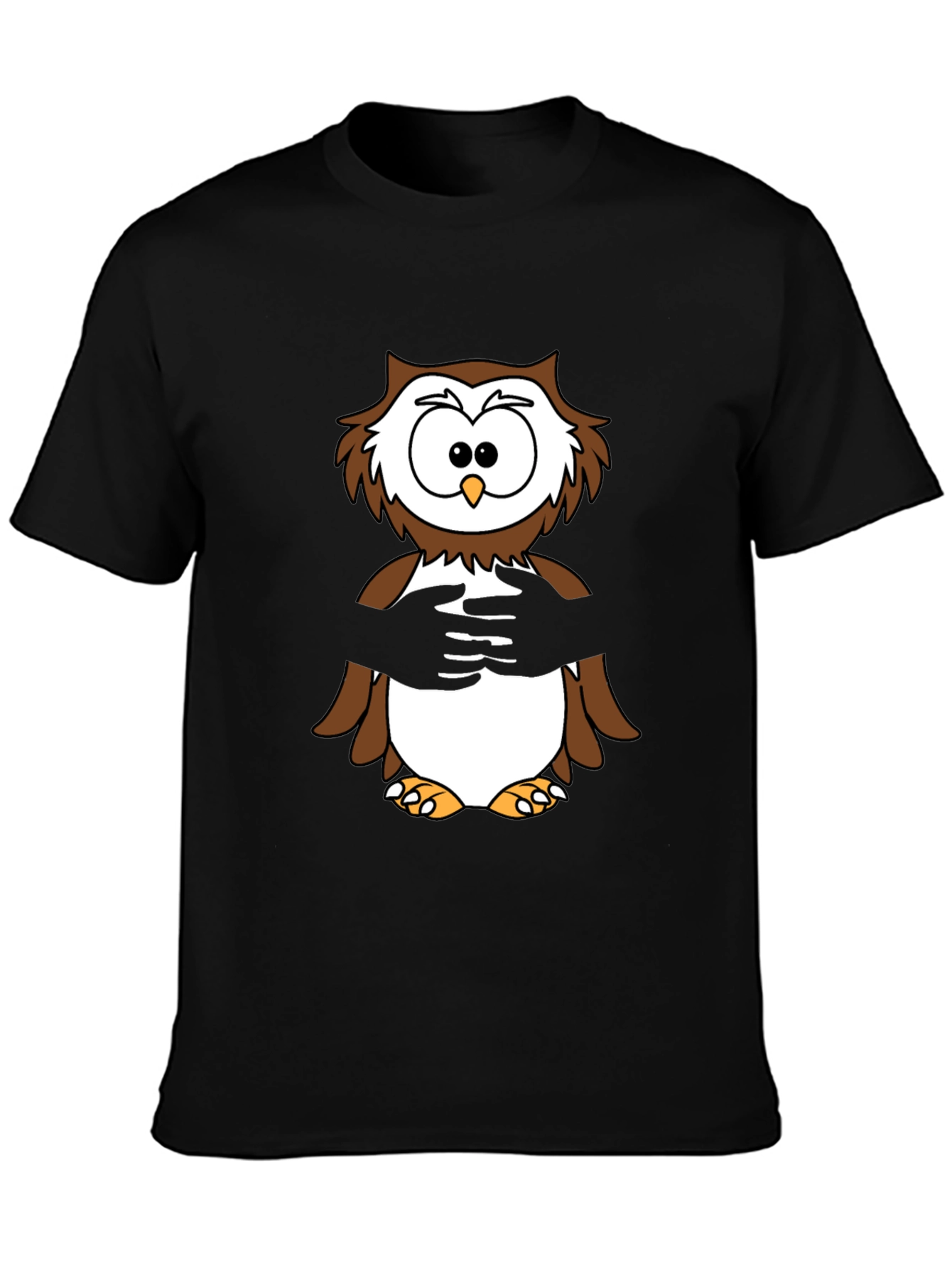 Owl Hug T-Shirt - Cozy & Fun Design