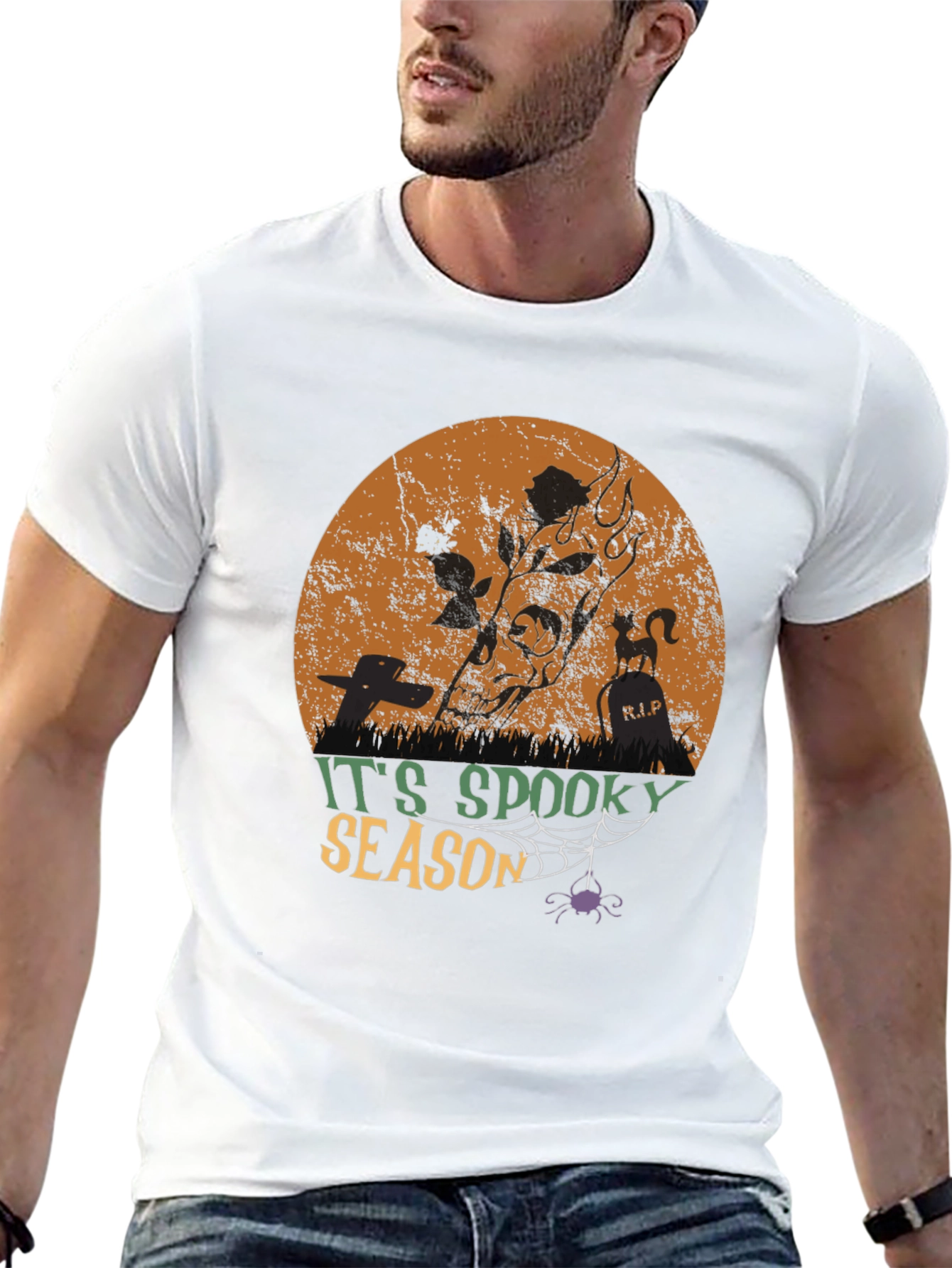 Its Spooky Season Halloween Graphic Tee