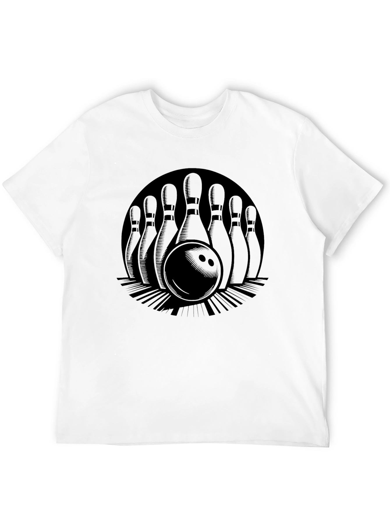 Bowling Strike T-Shirt - Classic Design