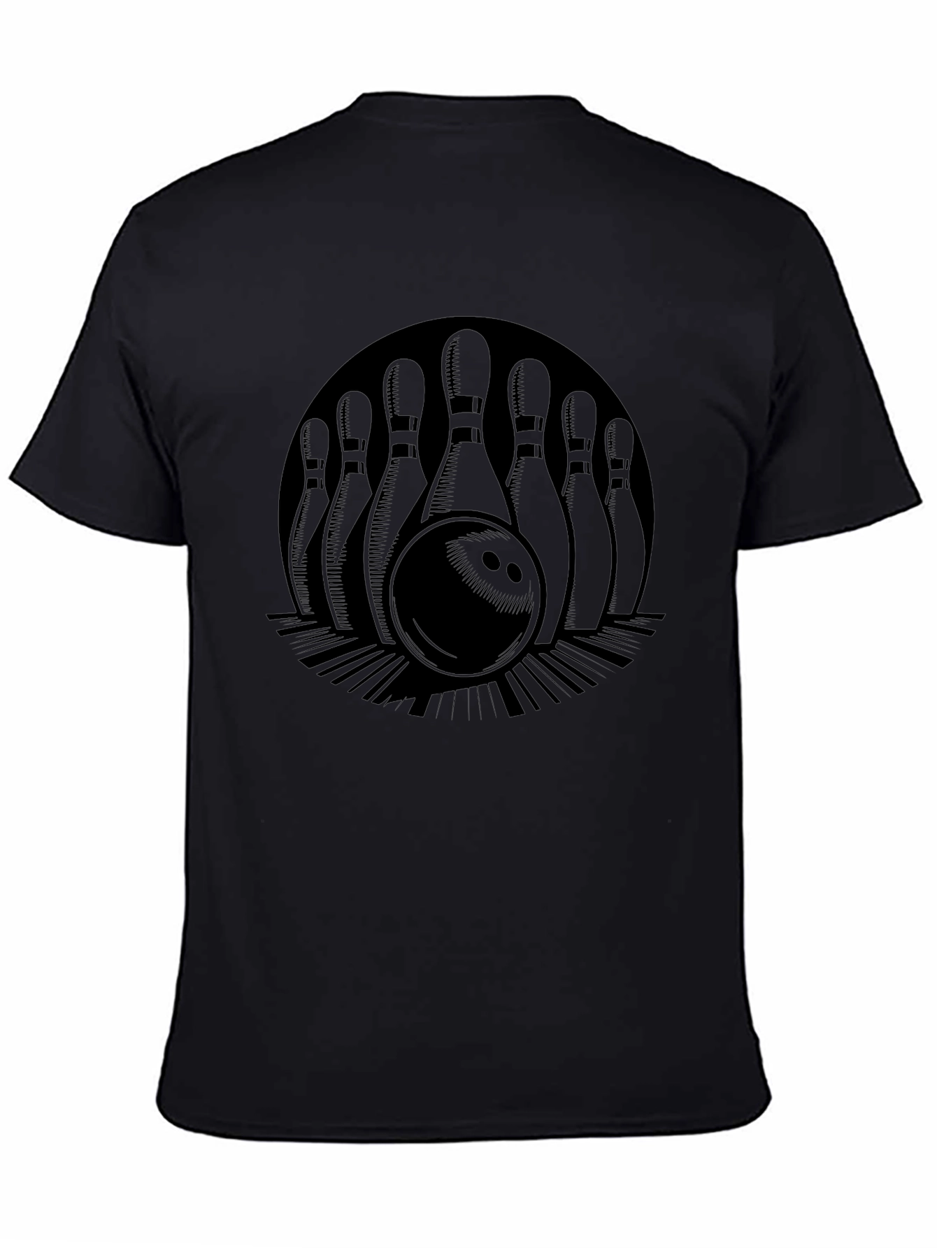 Bowling Strike T-Shirt - Classic Design