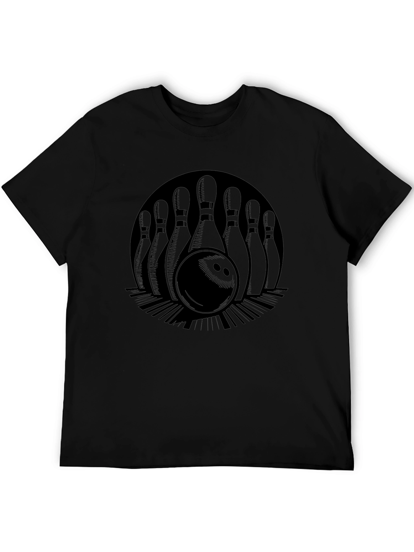 Bowling Strike T-Shirt - Classic Design