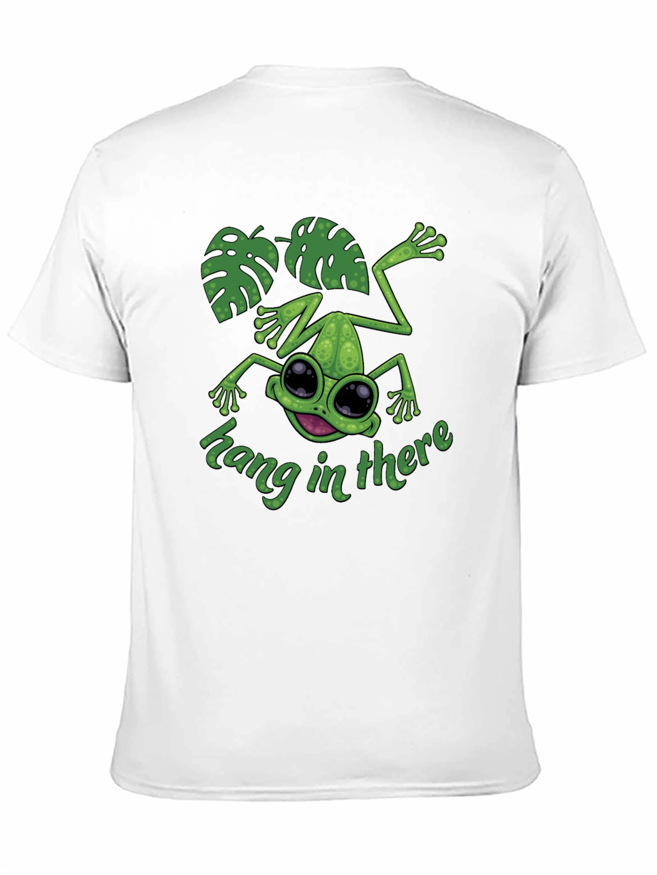 Hang In There Frog T-Shirt - Cute Graphic Tee