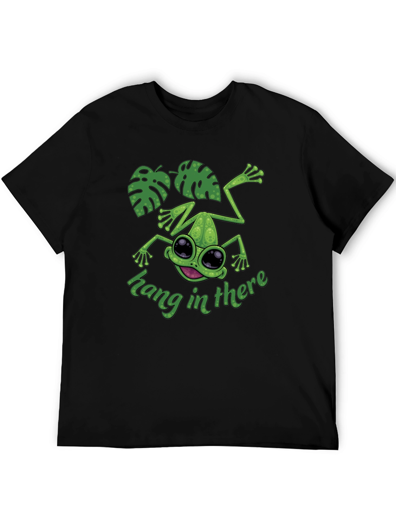 Hang In There Frog T-Shirt - Cute Graphic Tee