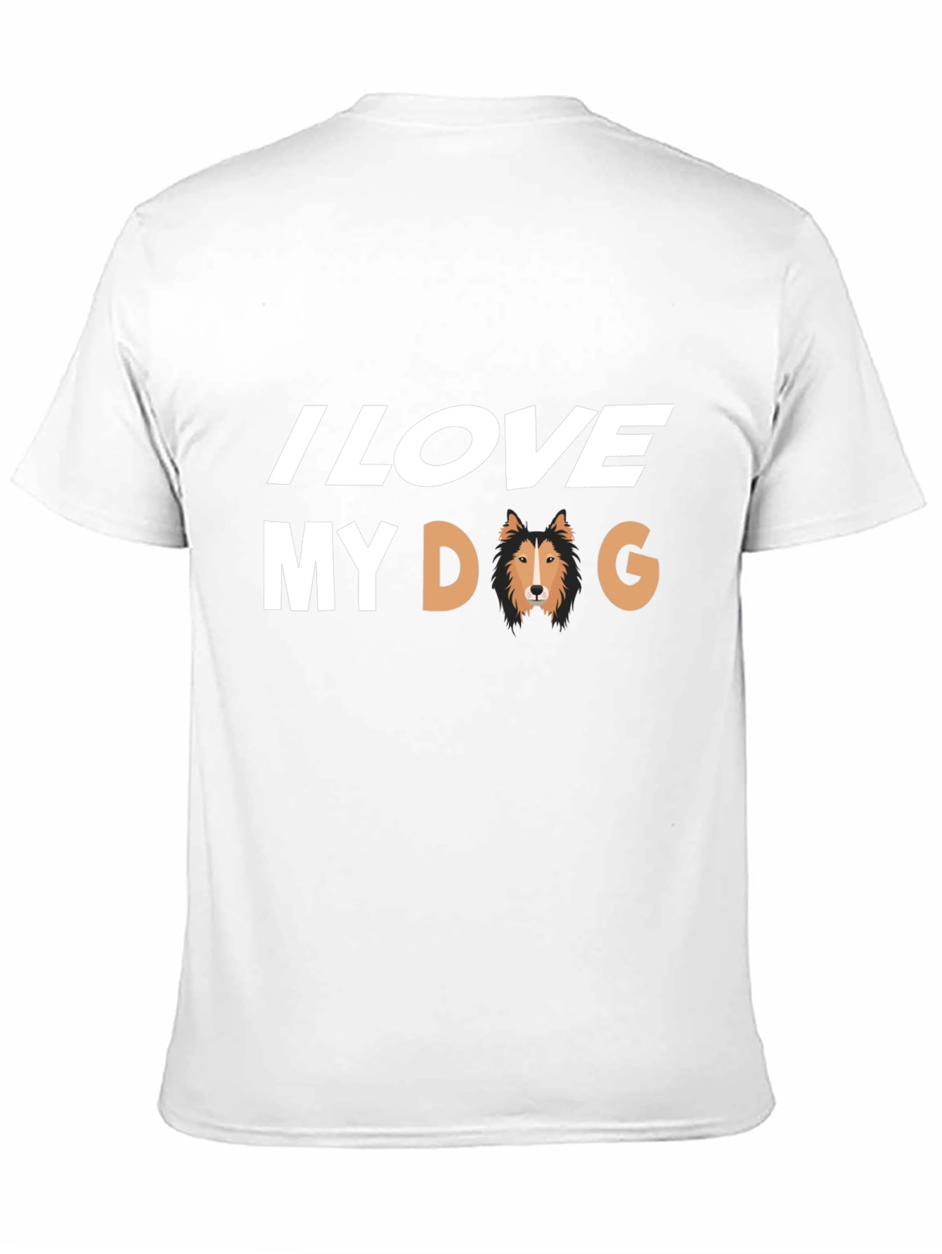 I Love My Dog Black T-Shirt