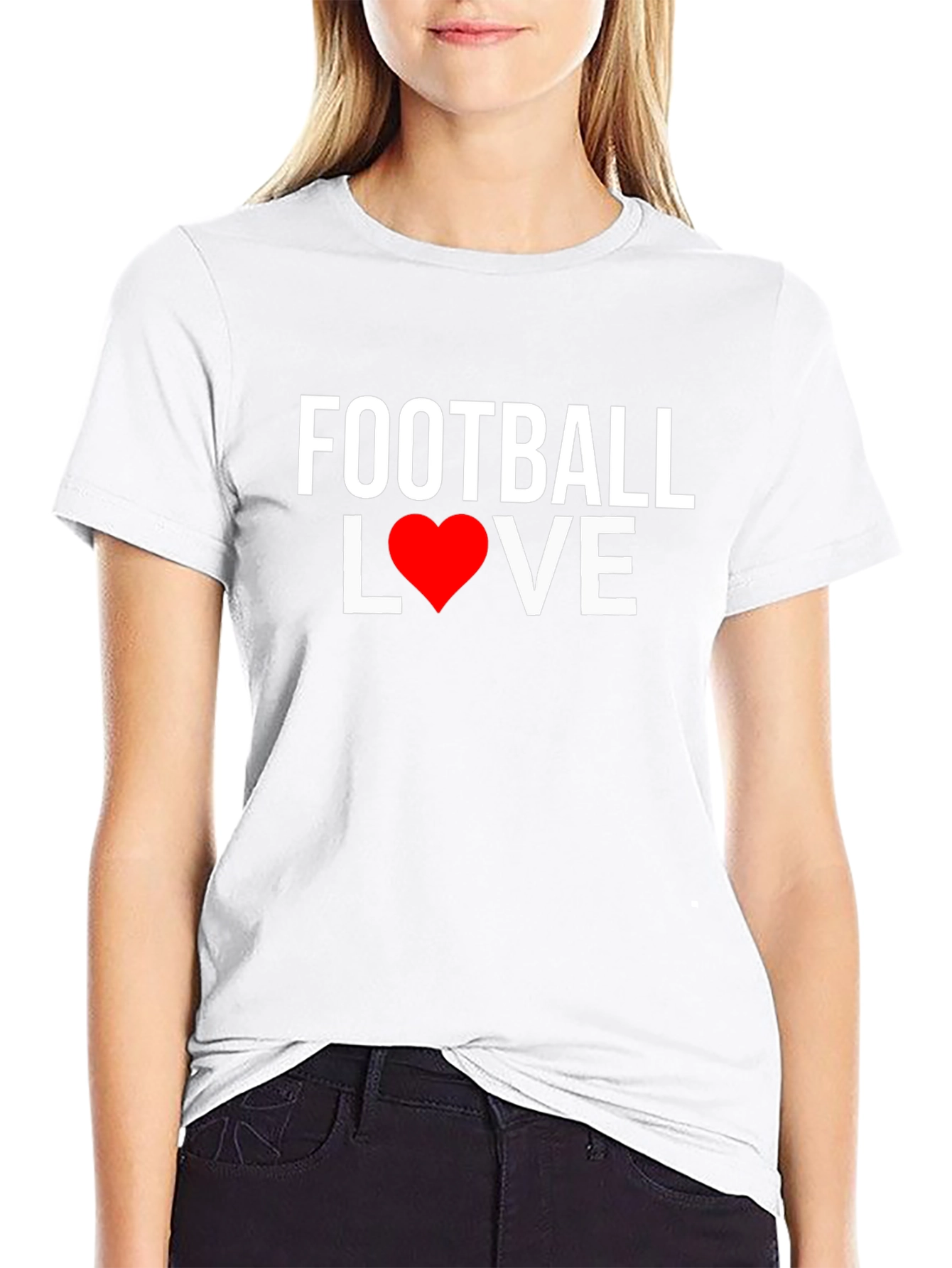 Football Love Graphic T-Shirt