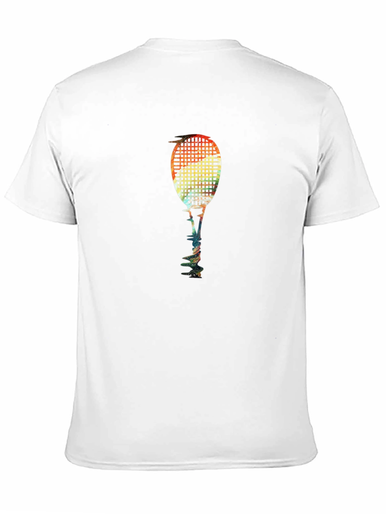 Abstract Tennis Racquet Graphic Tee