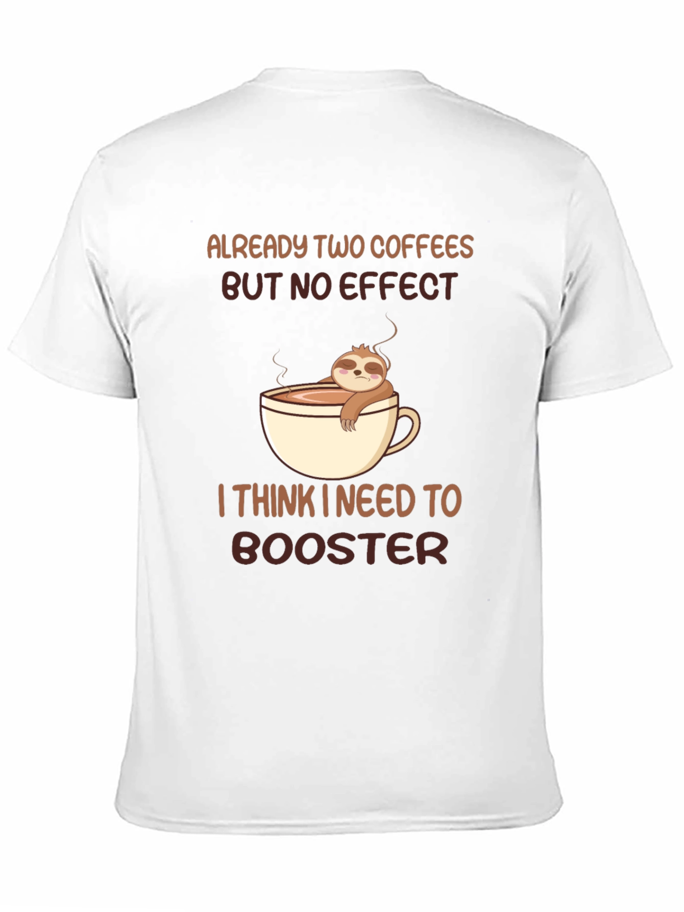 Sloth Coffee Booster Graphic Tee