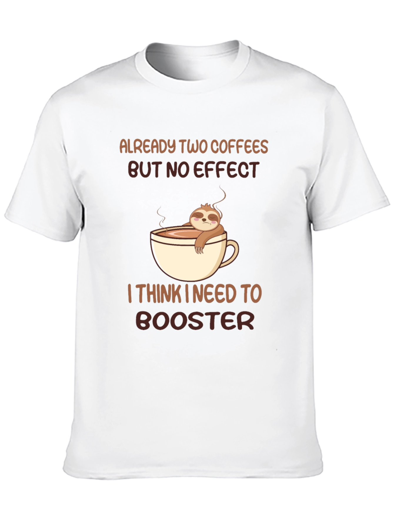 Sloth Coffee Booster Graphic Tee