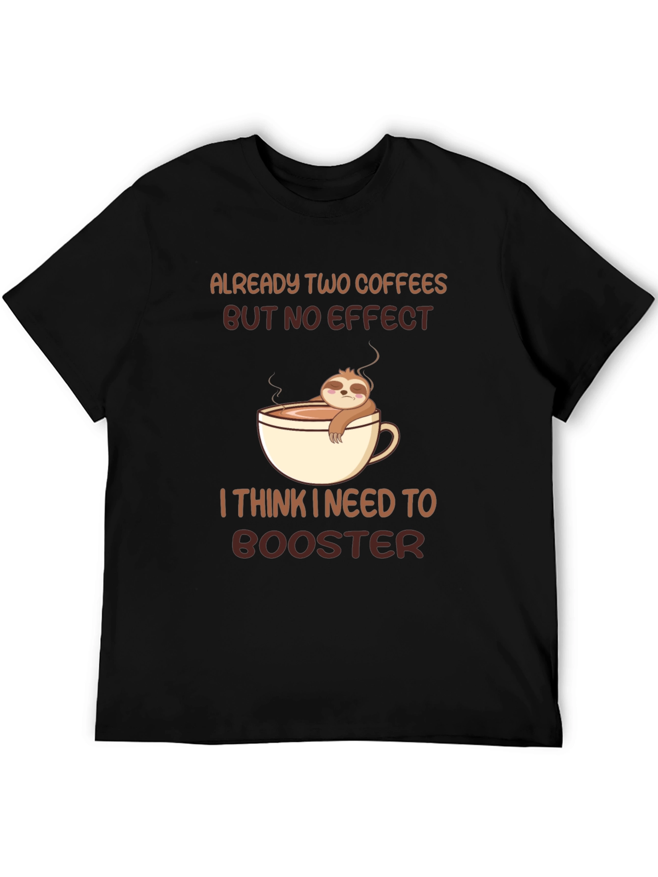 Sloth Coffee Booster Graphic Tee