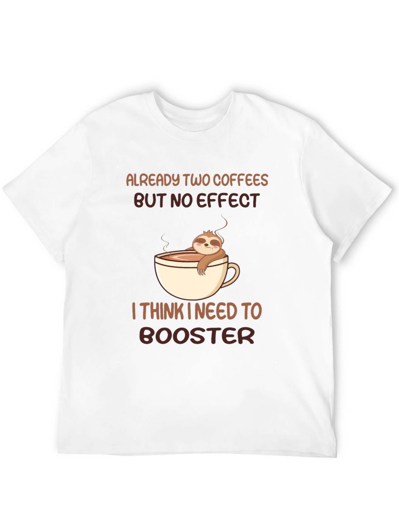 Sloth Coffee Booster Graphic Tee