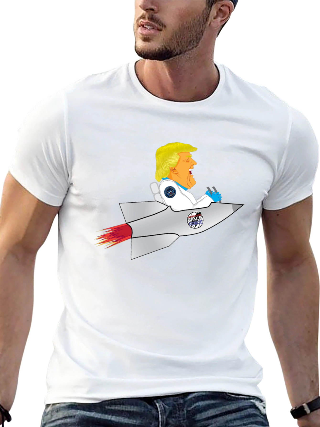 Trump Space Rocket T-Shirt