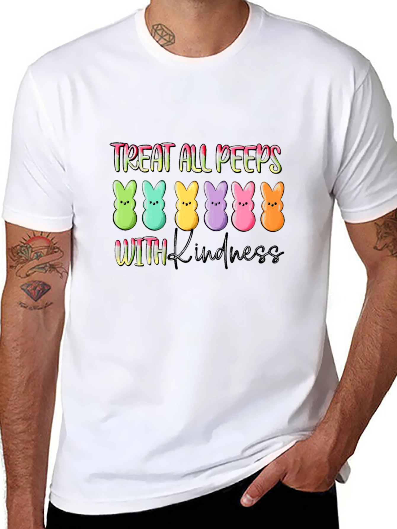 Treat All Peeps With Kindness Easter T-Shirt