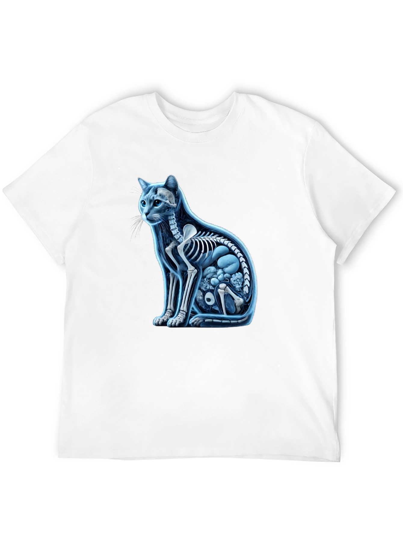 Cat Anatomy Black T-Shirt
