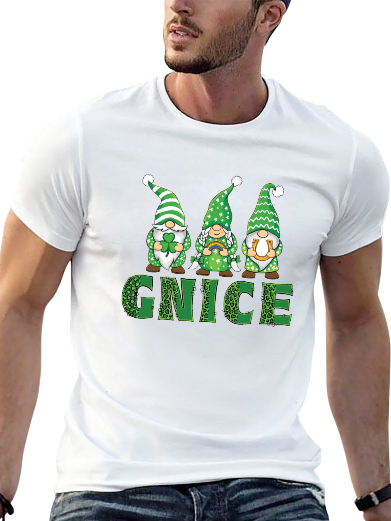 Gnice St. Patricks Day Gnomes T-Shirt