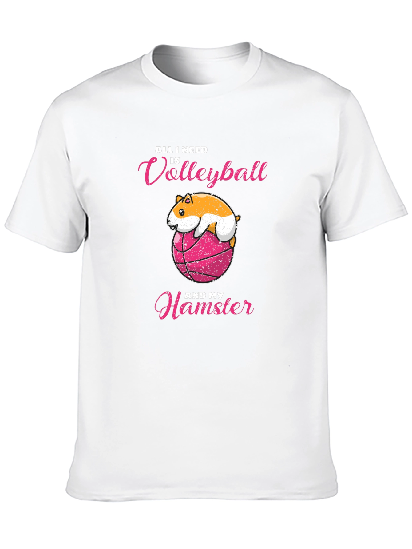 Volleyball Hamster T-Shirt - Cute & Comfy
