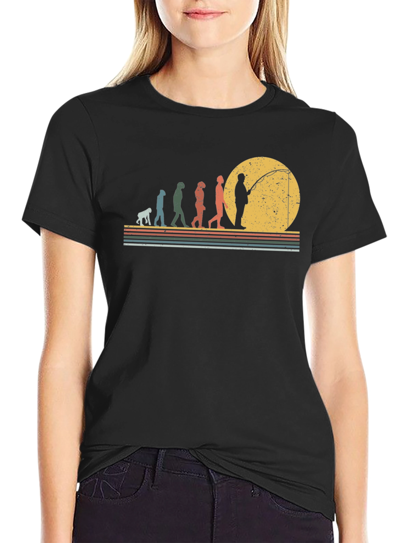 Evolution of Fishing T-Shirt
