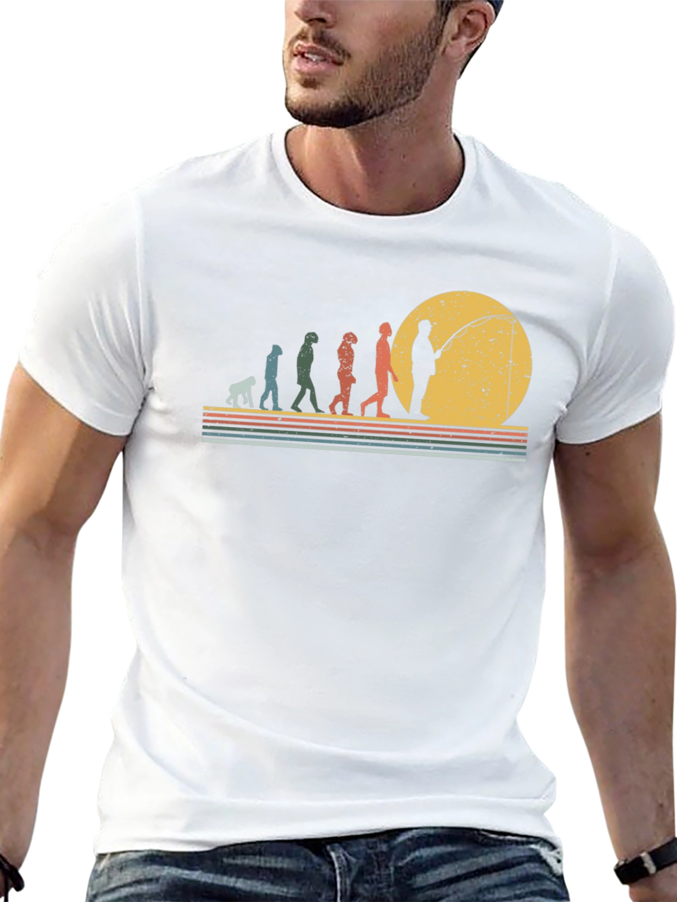 Evolution of Fishing T-Shirt