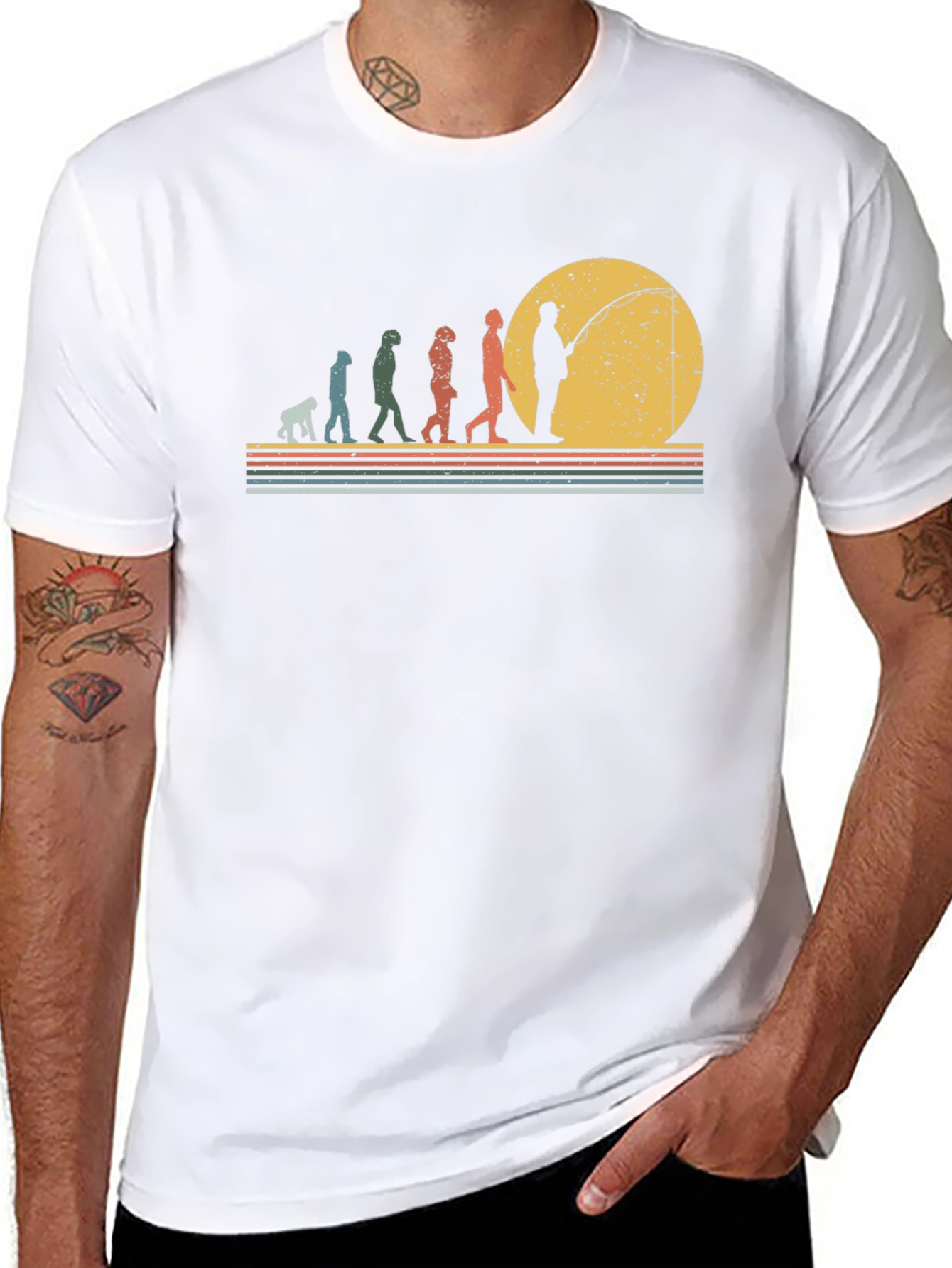 Evolution of Fishing T-Shirt