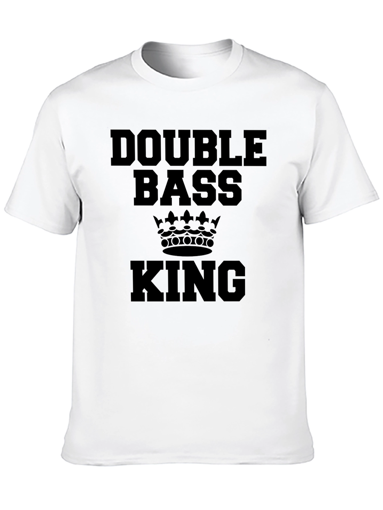 Double Bass King T-Shirt - Black Music Tee