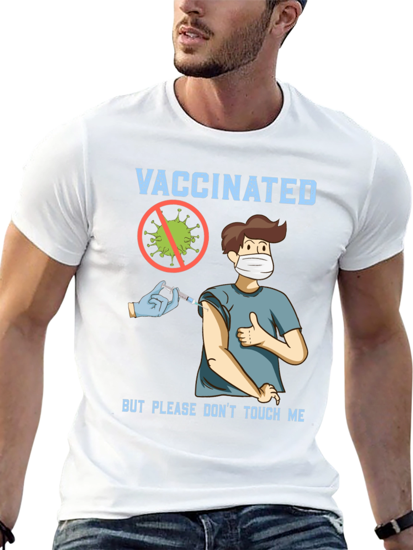 Vaccinated But Please Dont Touch Me T-Shirt