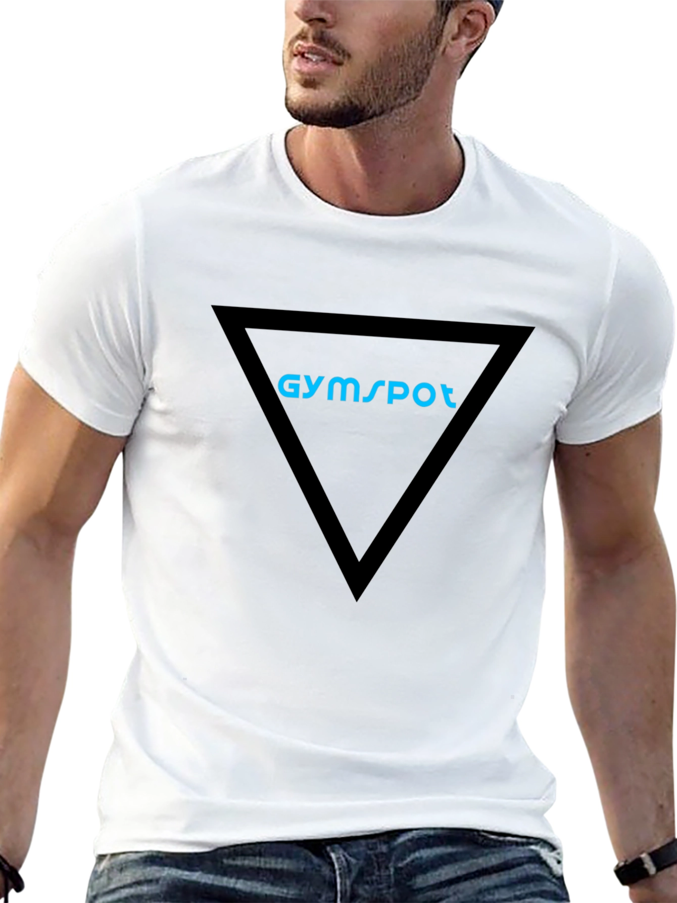 Gymspot Triangle Logo Black T-Shirt