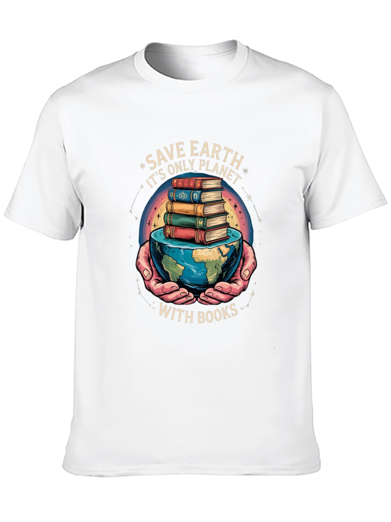 Save Earth with Books T-Shirt