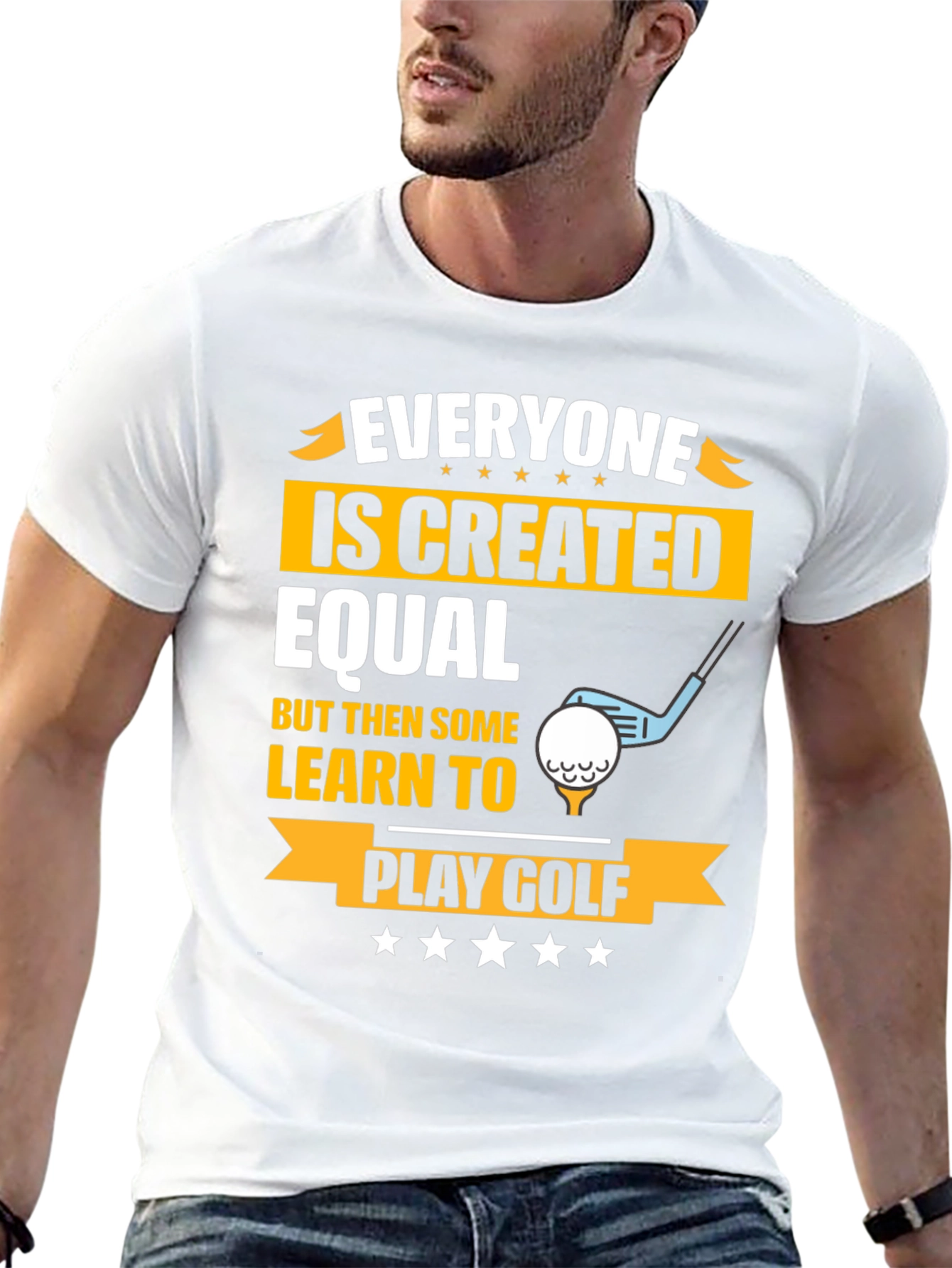 Golf Lovers Created Equal Graphic T-Shirt