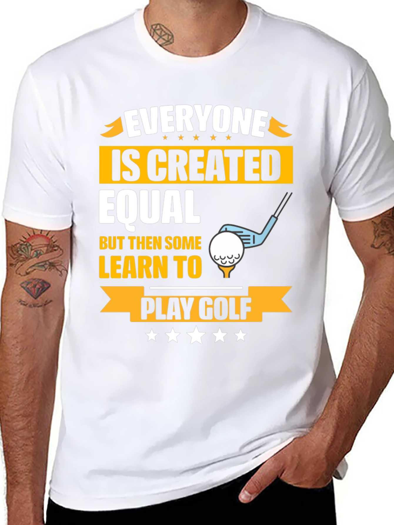 Golf Lovers Created Equal Graphic T-Shirt