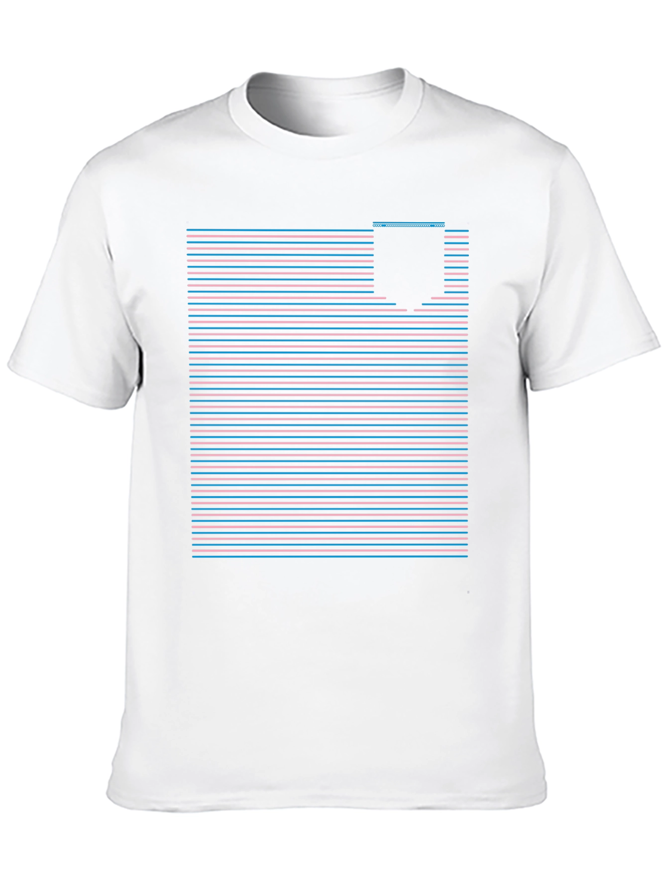 Retro Striped Pocket Tee - Classic Style