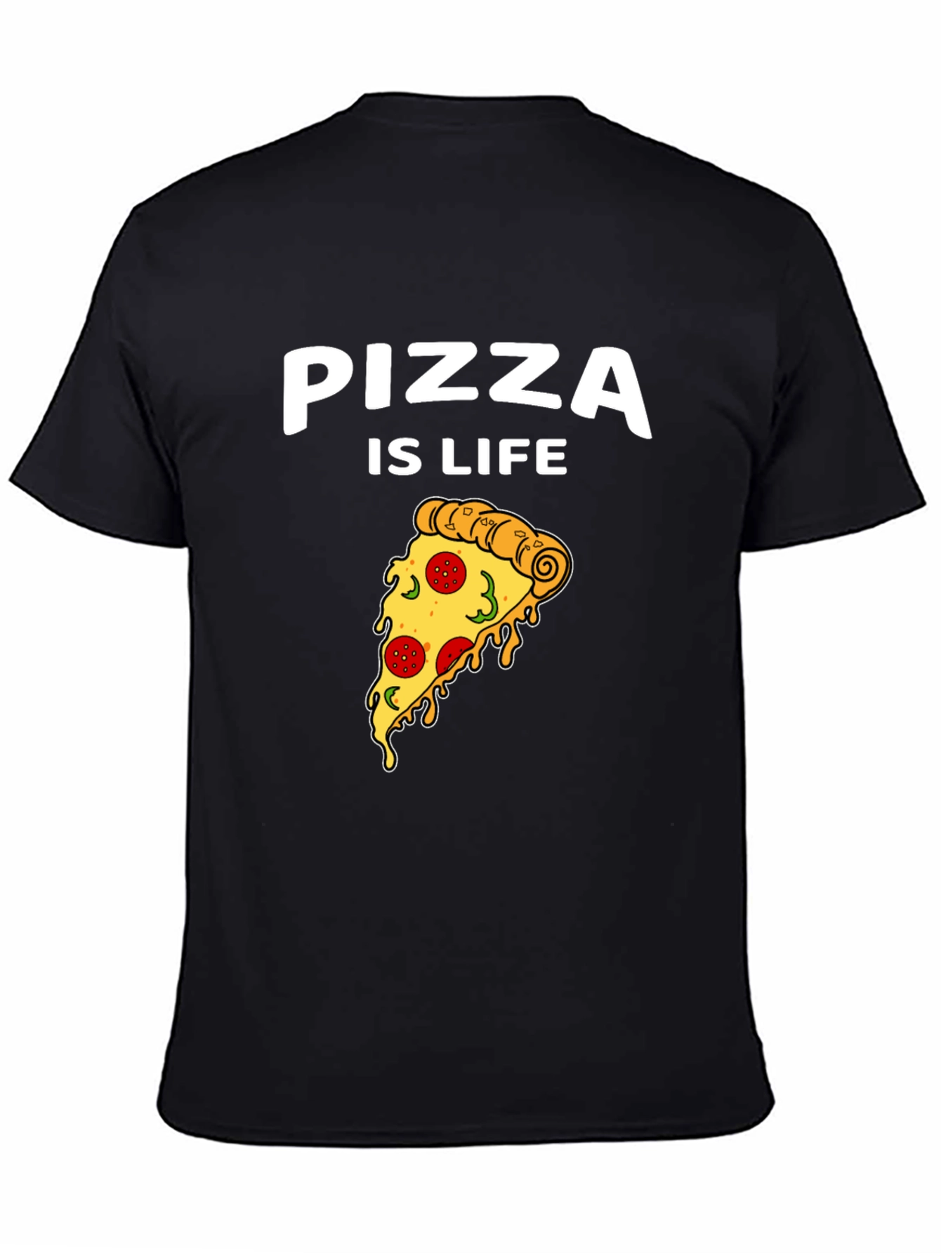 Pizza is Life Graphic T-Shirt - Foodie Tee