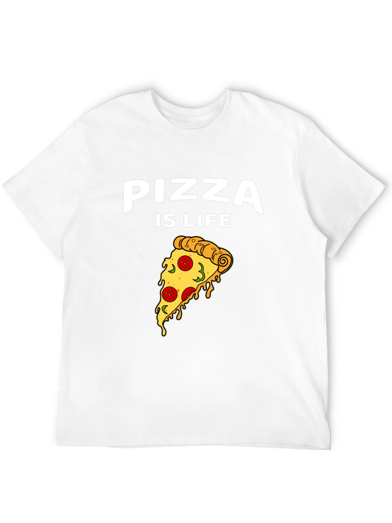 Pizza is Life Graphic T-Shirt - Foodie Tee