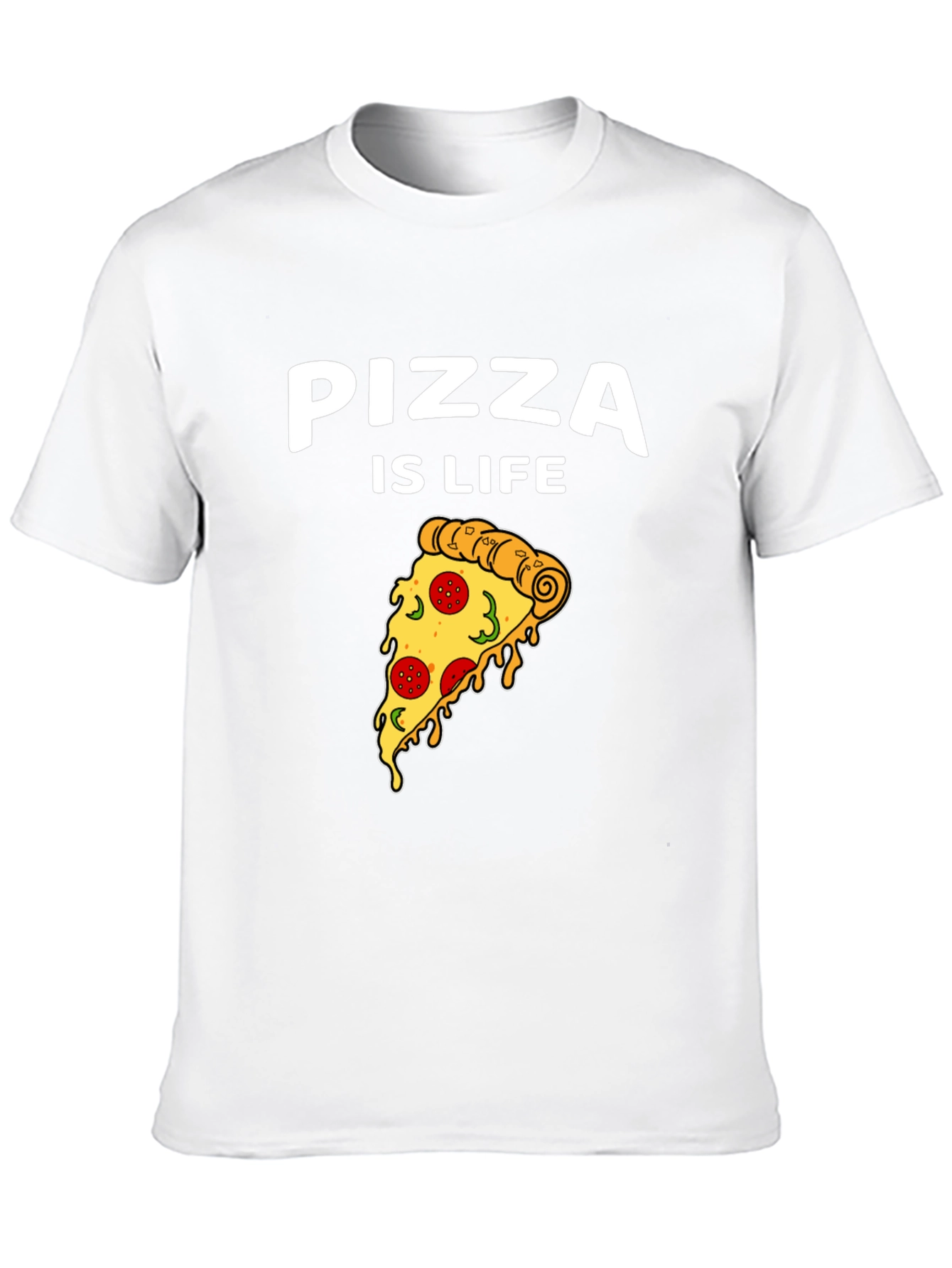 Pizza is Life Graphic T-Shirt - Foodie Tee