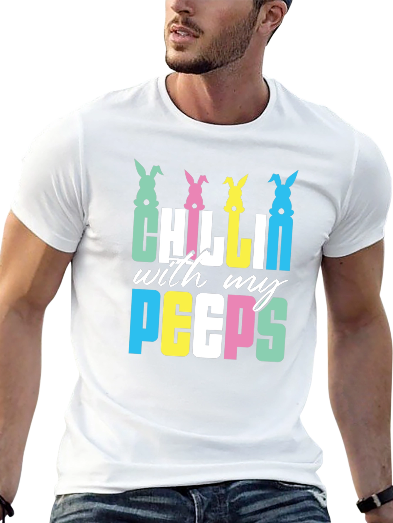 Chillin With My Peeps Easter T-Shirt