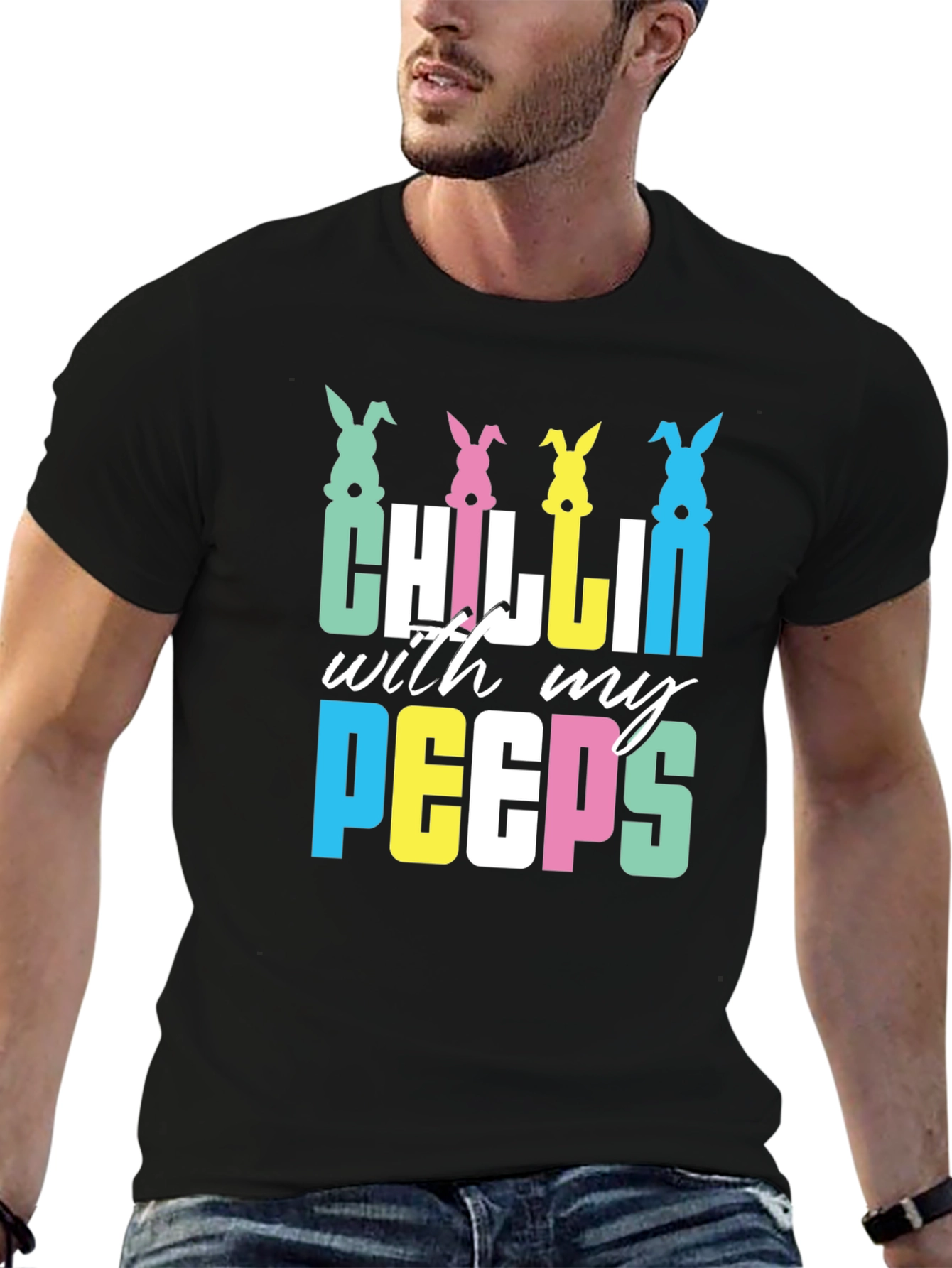 Chillin With My Peeps Easter T-Shirt