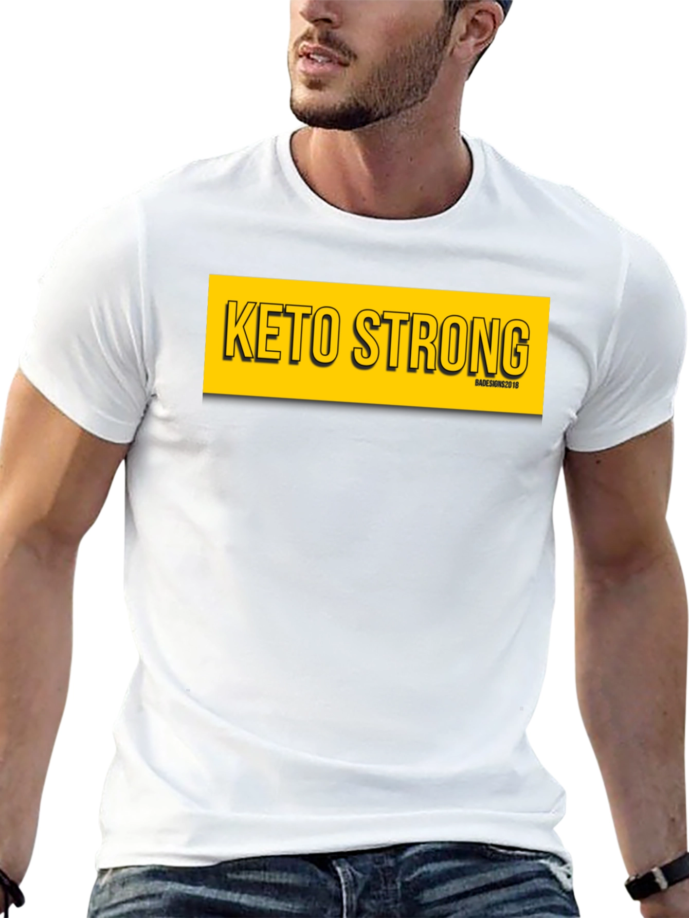 Keto Strong Black Graphic Tee