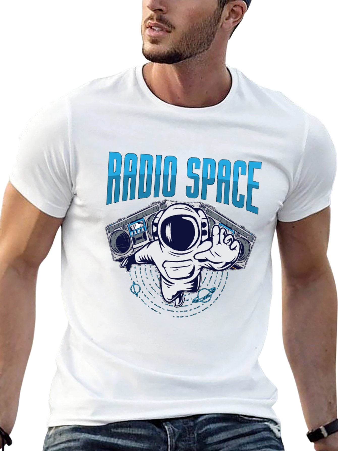 Radio Space Graphic T-Shirt