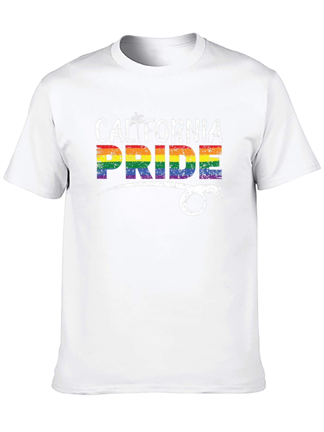 California Pride Rainbow T-Shirt