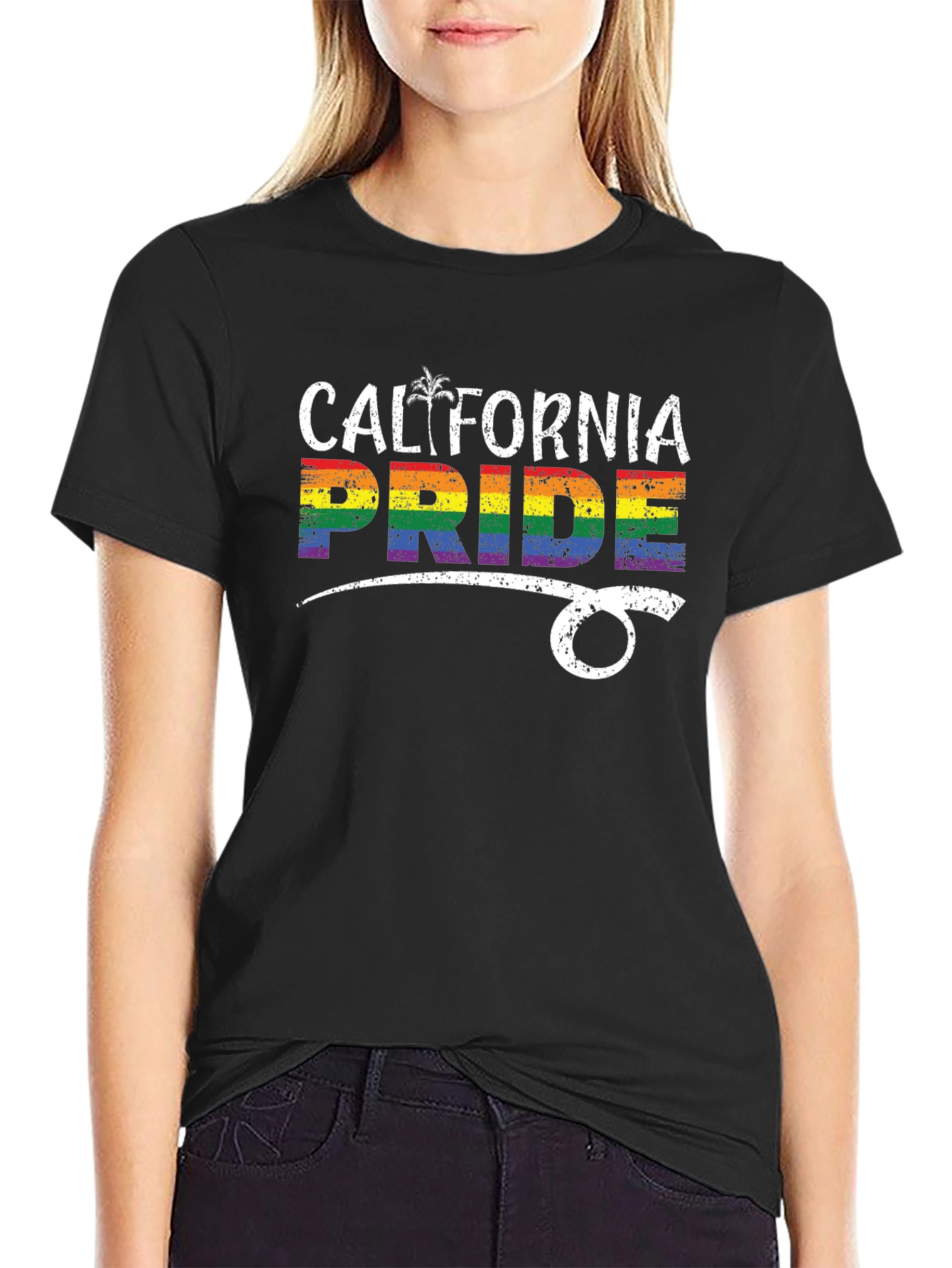 California Pride Rainbow T-Shirt