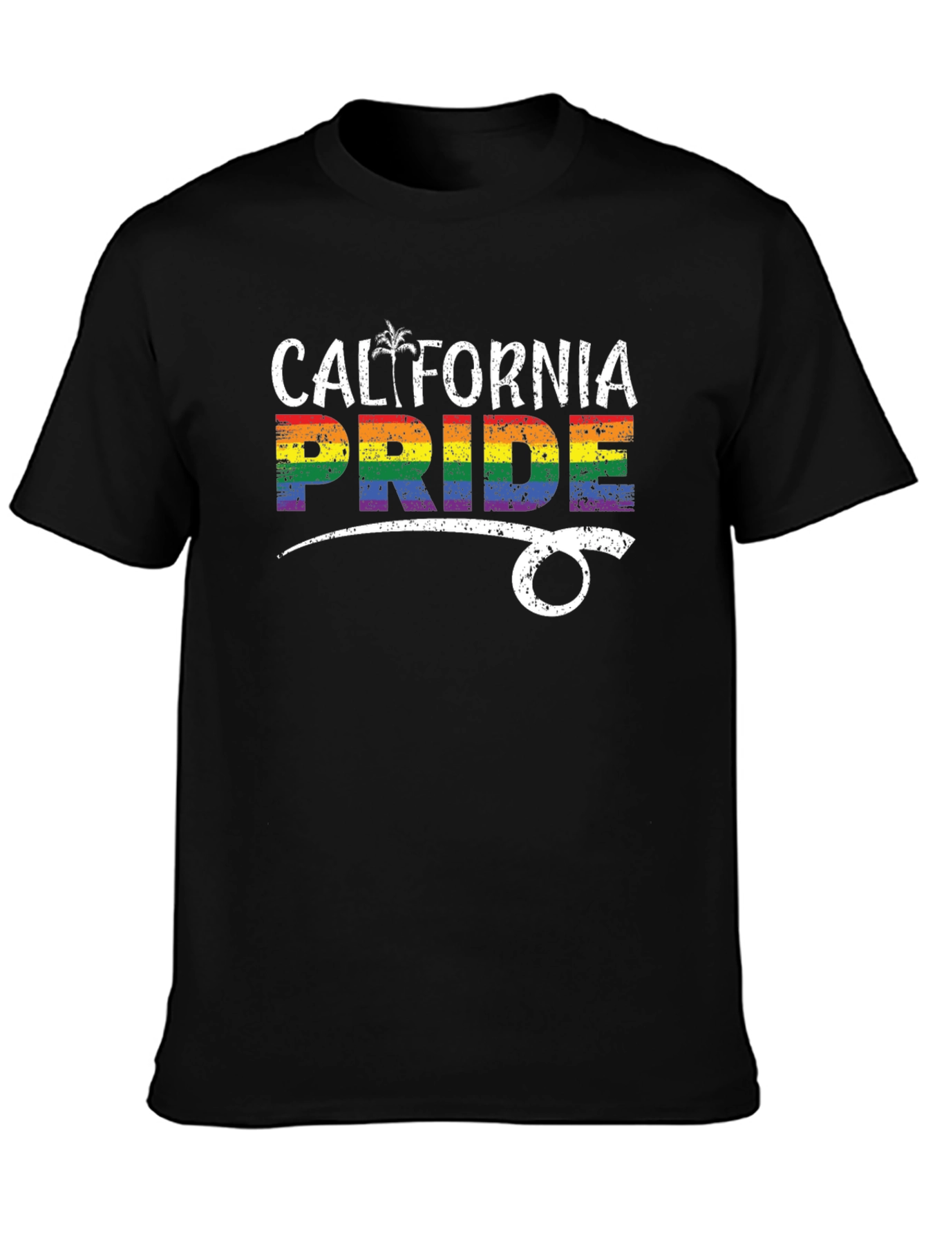 California Pride Rainbow T-Shirt