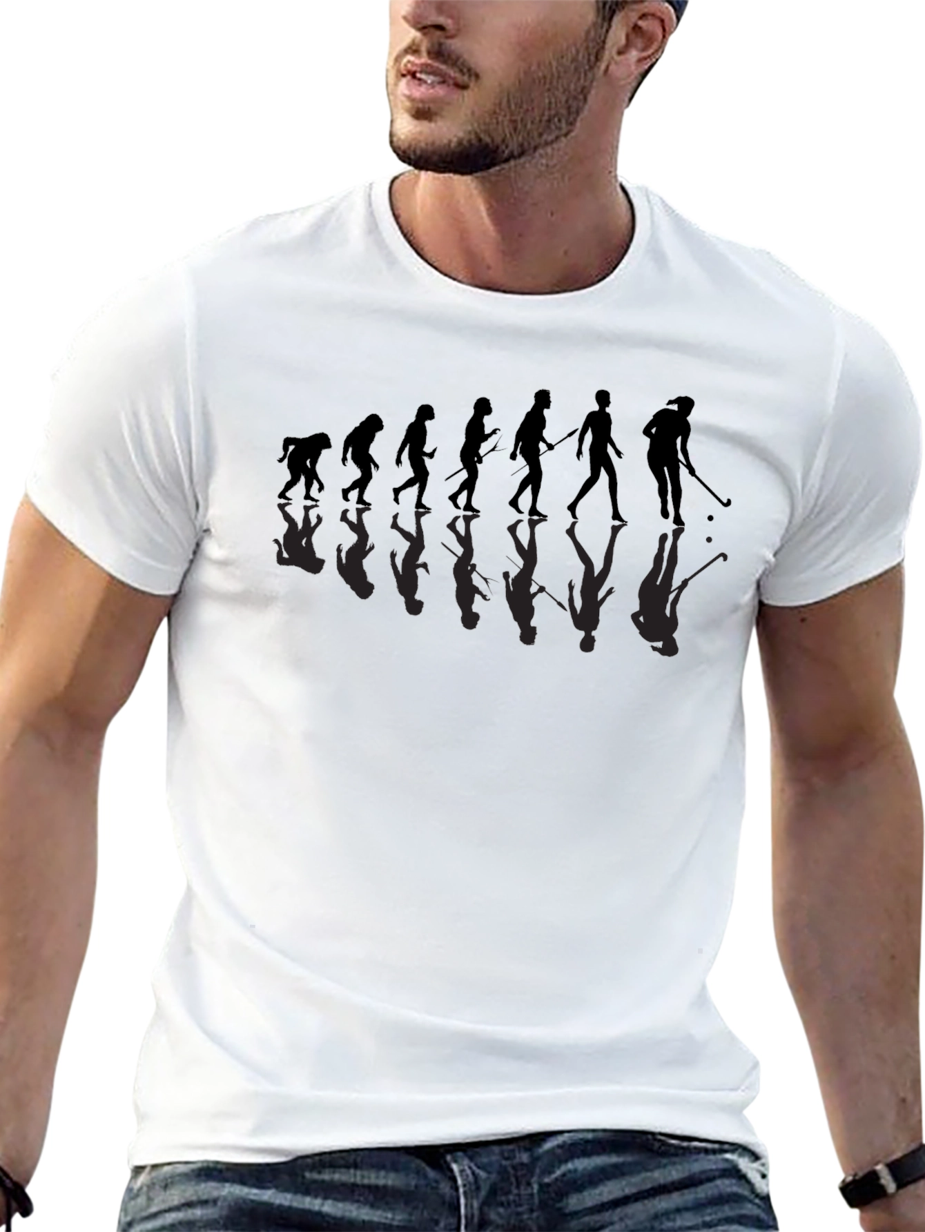 Golf Evolution Graphic T-Shirt - Funny Golfer Tee