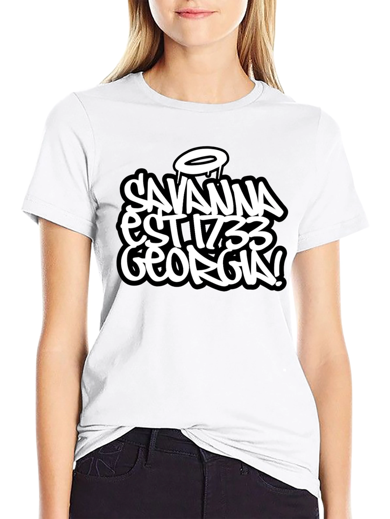 Savannah Georgia Est 1733 Black T-Shirt